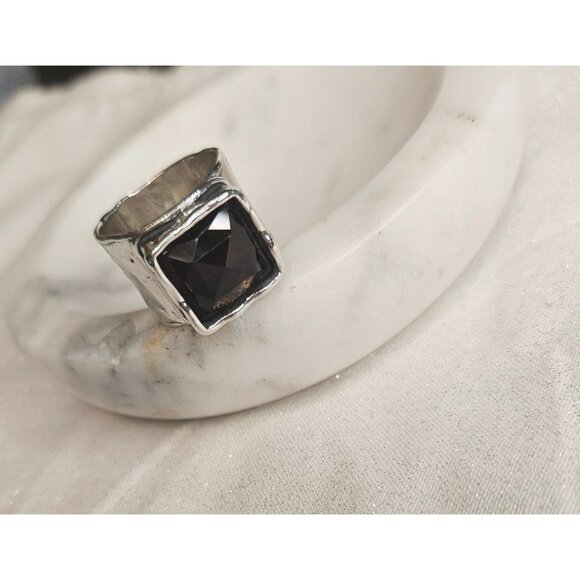 Silpada Vintage Smoky Quartz Ring 8.5 Holiday - Picture 3 of 9
